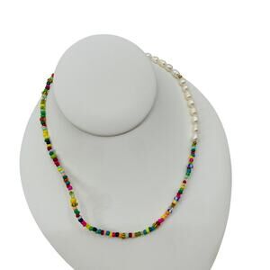 pearl beaded casual cute necklace